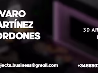 3D Artist Project reel Álvaro Martínez Cordones