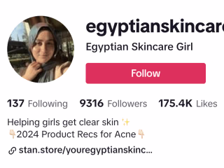 Skincare Content Creator & Influencer