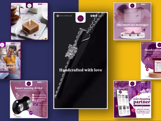 Social media content for an E-commerce brand