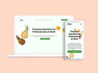 Branding, Logo and Website Design for Reso Health Ltd.