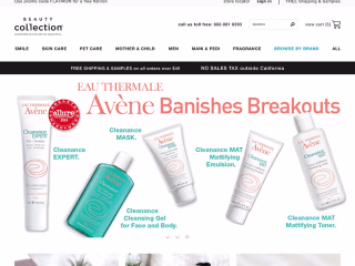 Beauty Collection eCommerce Website