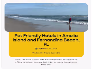 Pet-Friendly Hotels Article for Jet Set Pets