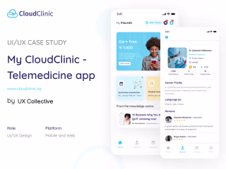 My Cloud clinic Telemedicine Website and Mobile design on Behan…