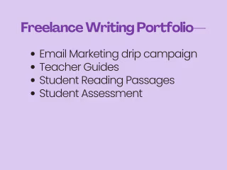 My Writing Portfolio