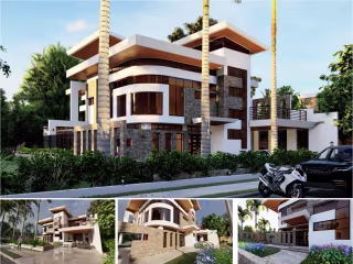 Architectural Exterior  Rendering 