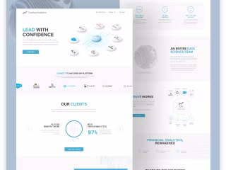 OverlayAnalytics SaaS Web Design