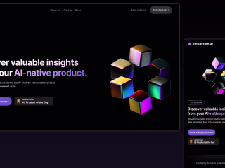Framer Website for impaction.ai