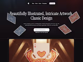 Kairos - Landing Page Design and Development