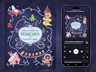 Audiobook Cover for Grimm Brothers' Fairytales Collection