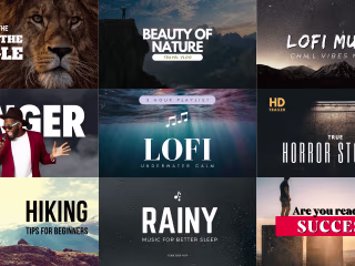 Youtube Thumbnails for Motivational Videos