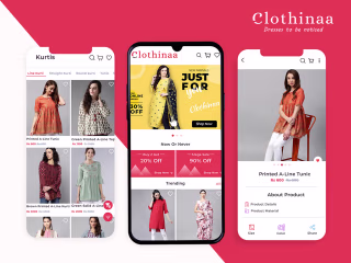 e-Commerce Website & App for Clothes: Fashion Finds