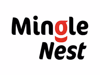 Mingle Nest logo branding