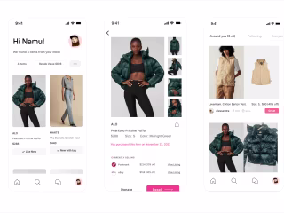 Product Design for Digital Closet App