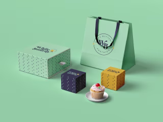 White Butterfly Pastries Branding