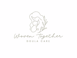 Hand drawn botanical line art logo