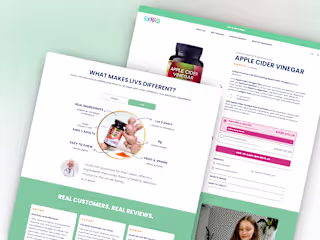 LIVS | Designed & Developed PDPs in Replo