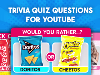 Would you rather or Quiz trivia questions for youtube