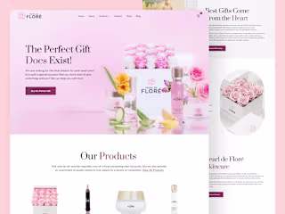 Pearl de Floré - Website Redesign Concept