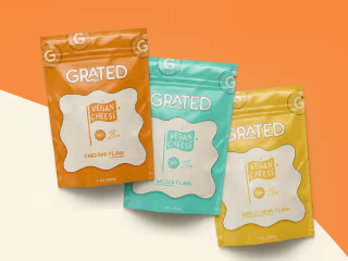 Grated Vegan Cheese Brand Identity & Logo Design