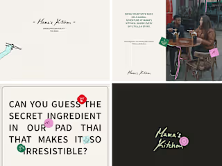 MAMA'S kitchen - Asian cuisine - brand identity 