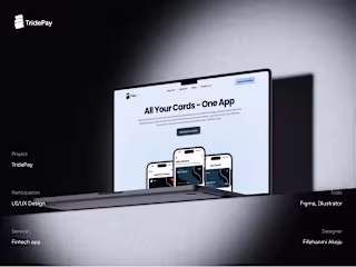 TridePay - Fintech Landing page