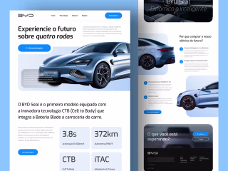 Landing Page BYD Seal 2023 on Behance