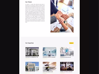 Portfolio Website Development for Law Consultancy Firm