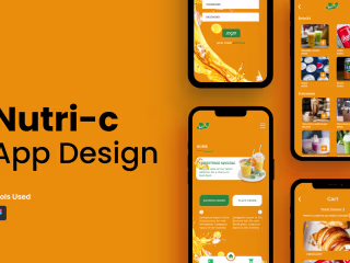 Case Study (Nutri-C) Mobile App and website Design on Behance