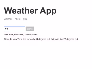 Weather app global version