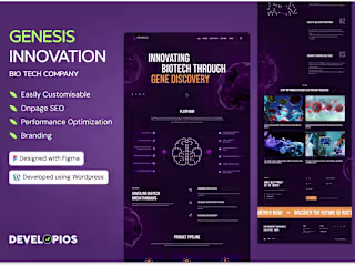 Genesis Innovation  | Biotech website