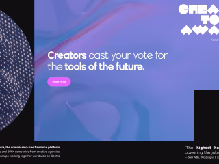 Contra - Creator Tools Awards Nomination Splash Page