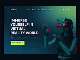 Virtual Reality Website