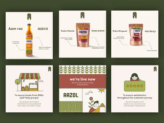 Aazol - Social Media Design