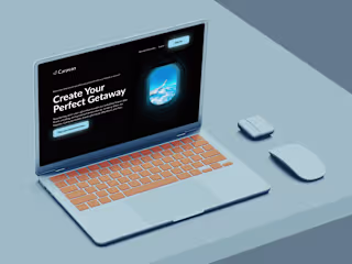 Caravan - The Travel App - Ux Research + Landing Page