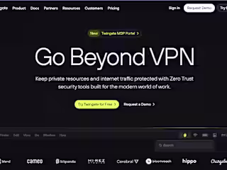 Twingate.com Landing Page