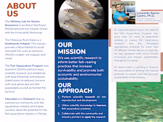 Program Brochures - Aquaculture and Conservation 