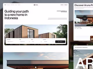 Aruna - Real Estate Landing Page