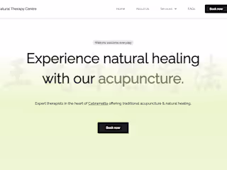 Wang's Natural Therapy Centre - Responsive Website Design