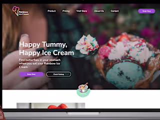 Rainbow Ice Cream Shop