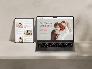 Toto Nanny Placement Services | Branding + Website Design