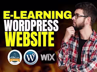 I will build wordpress elearning lms website with learndash tut…