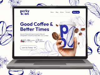 Perky Bean - Branding + Web Design