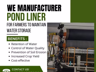 The Importance of a High-Quality Liner for Agriculture Ponds