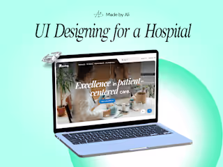Modern UI Design for a Hospital