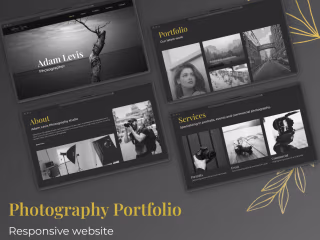 Responsive website for a photographer’s portfolio