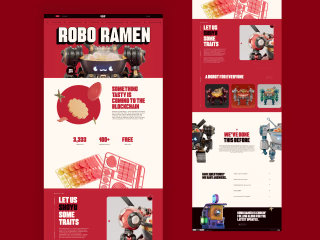 Robo Ramen Webflow Website Development