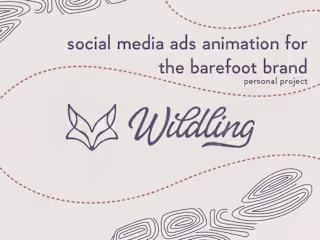 Social media ads animation for the barefoot brand 