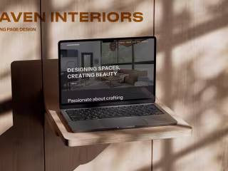 Interior design agency-landing page design :: Behance