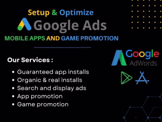 I do organic app installs, game promotion and app marketing