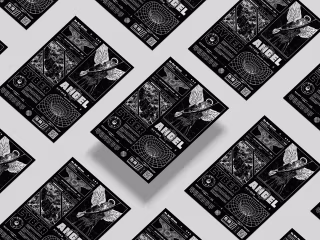 Poster Design - Cyber Angel © on Behance